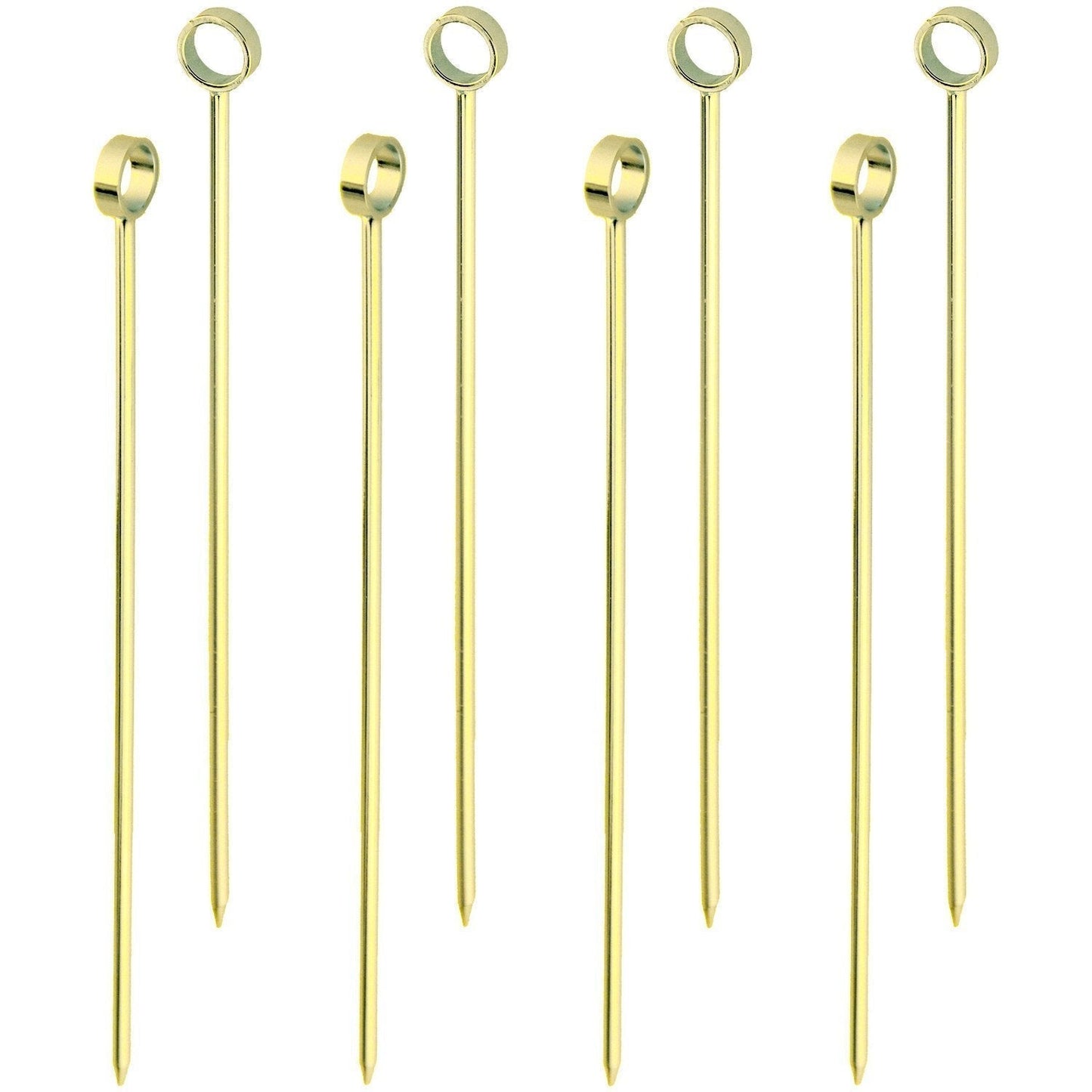 8-Pack Professional XL-Cocktail Picks (Gold)
