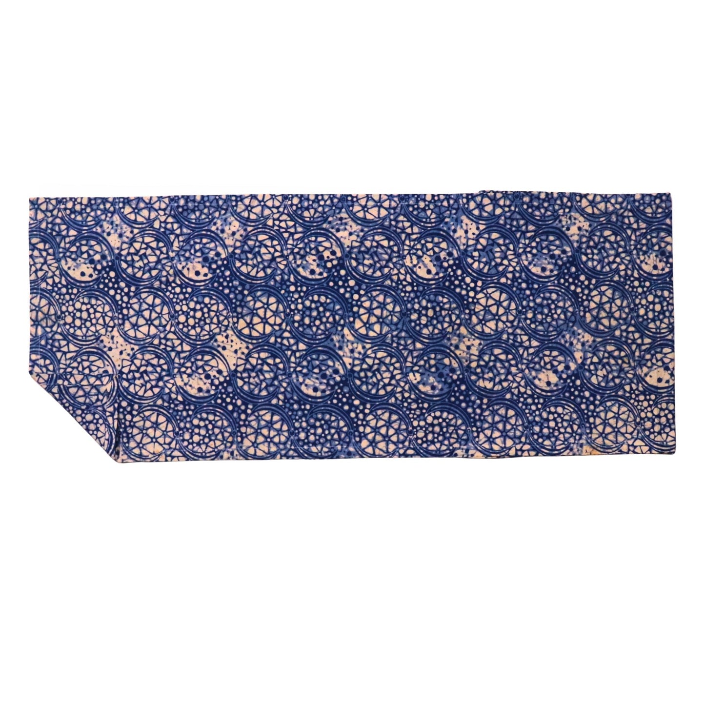 Batik Tea Towel Hand Dyed, Blue Stone, Hand Dyed, 100% Cotton