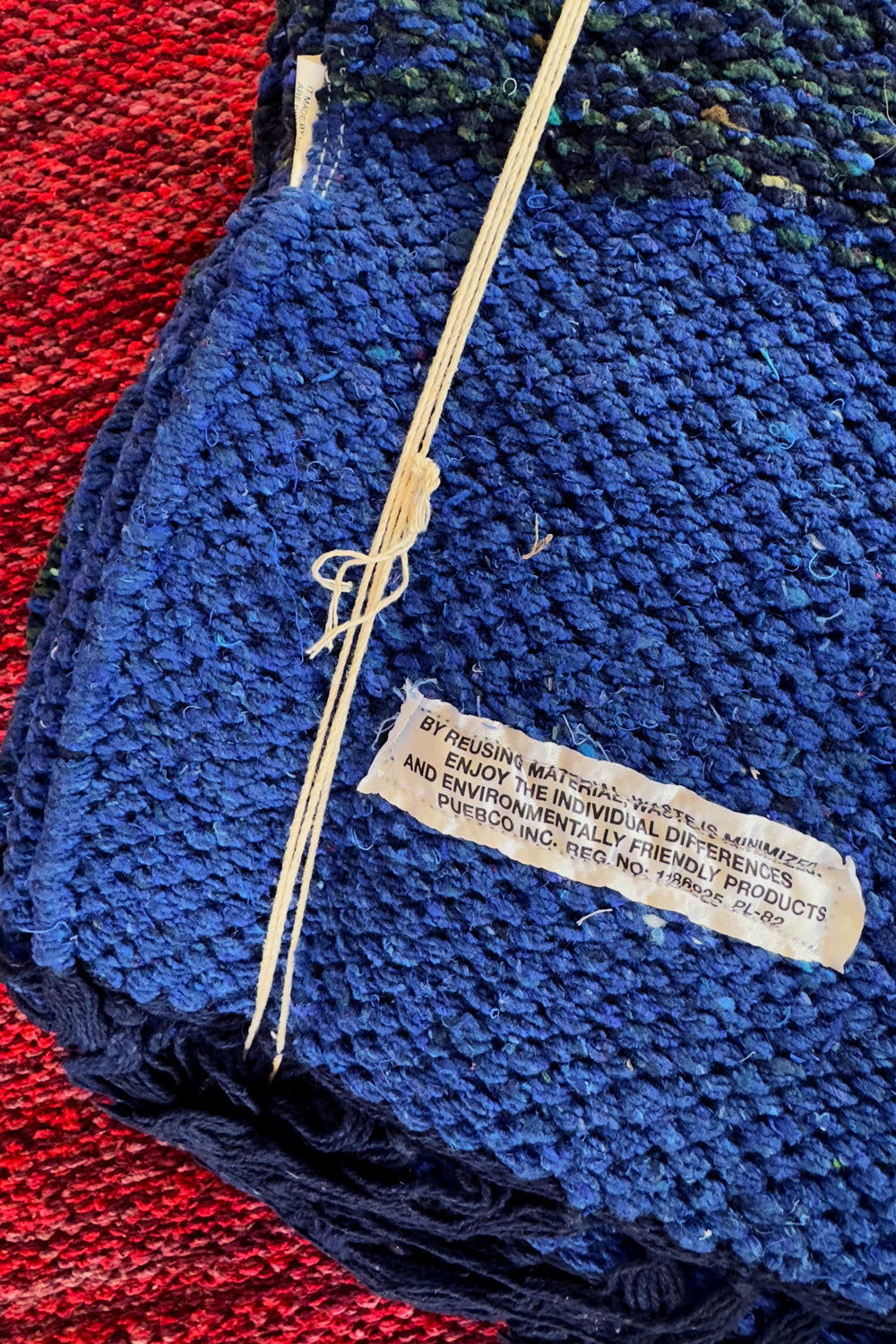 Handloomed Recycled Yarn Rug