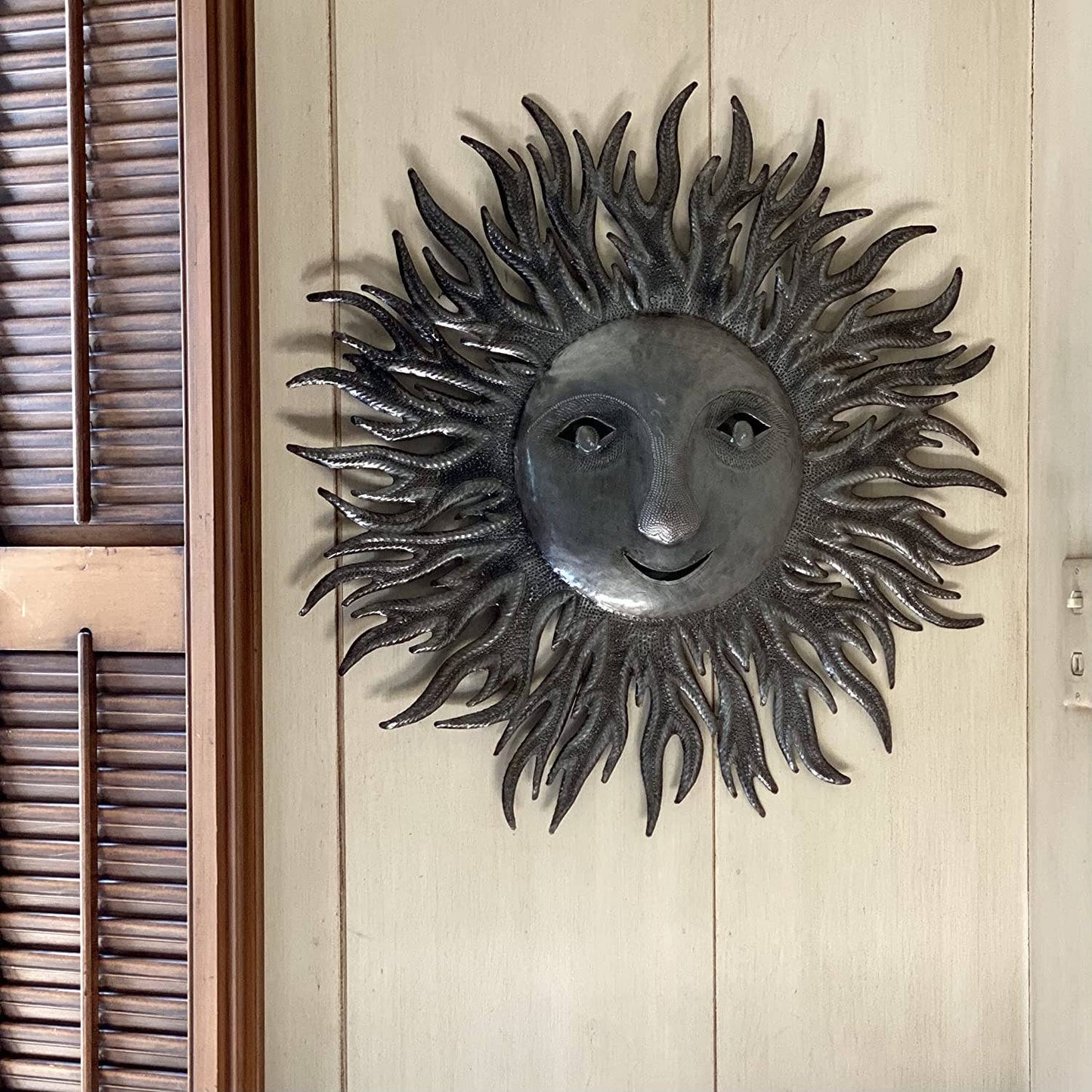 Sun Wall Decor, Wind Blown Rays 22"