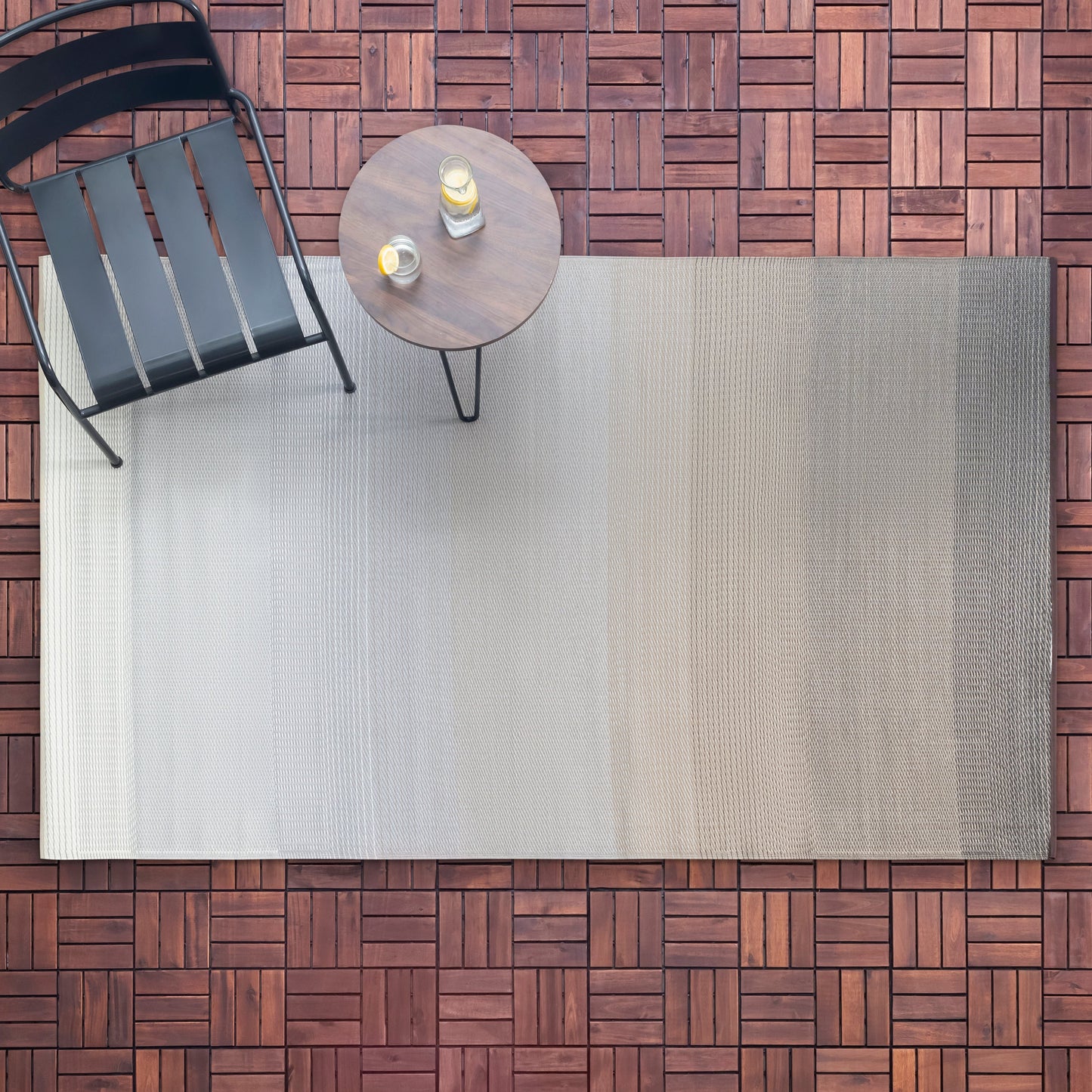 Big Sur - Ash Outdoor Rug for Patio