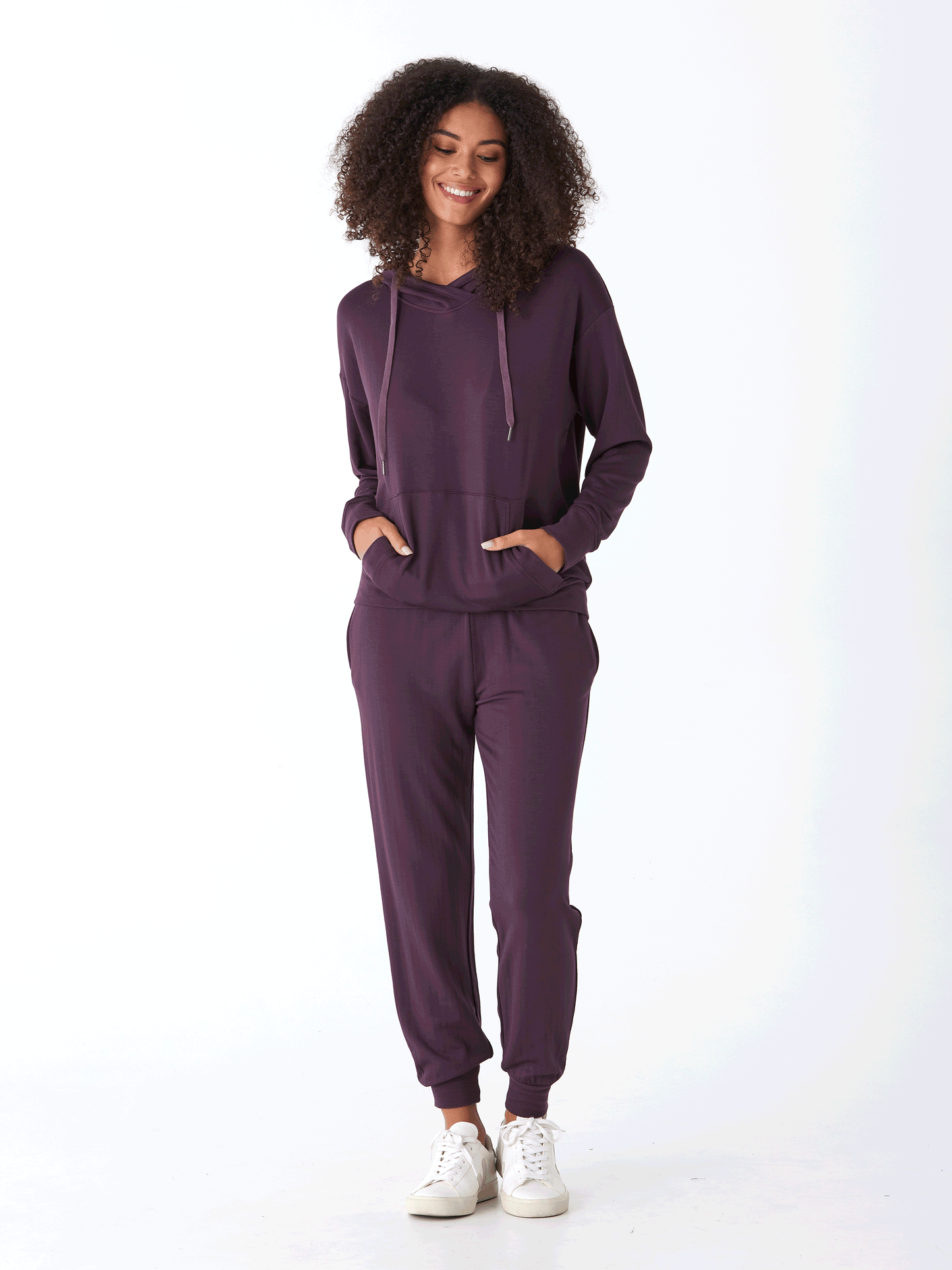 Madge Feather Fleece Pullover Hoodie
