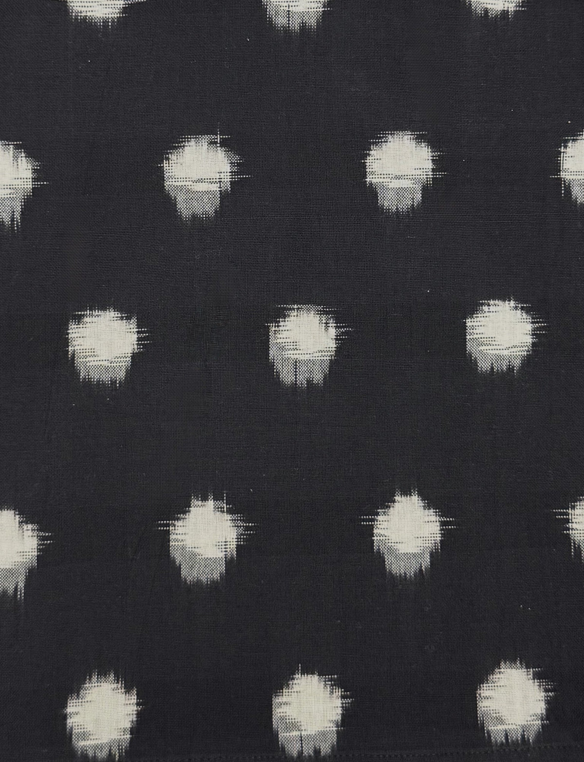 Black and White Polka Dot Organic Cotton Skirt