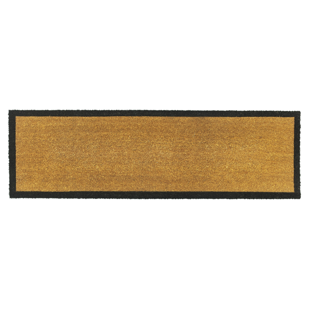Black Border Coir Doormat