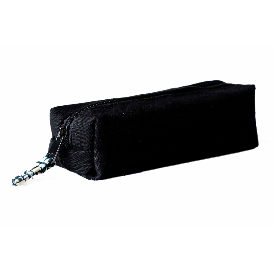 Pencil Pouch Zipper Bag #color_black