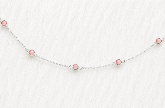 October Birthstone Bracelet — Opal