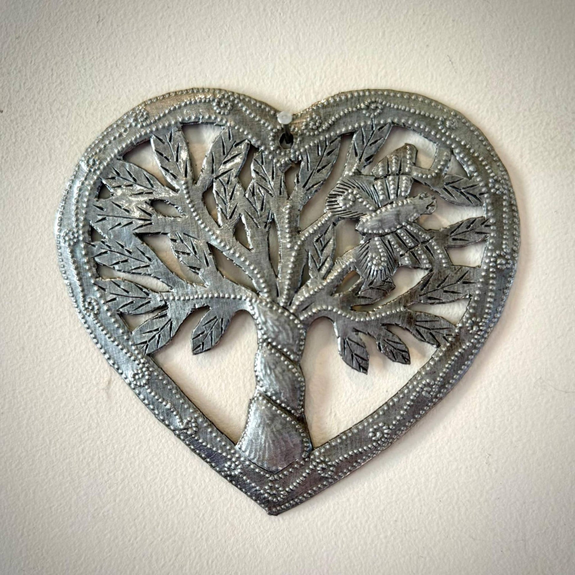 Tiny Tree Ornament with Butterfly – Handmade in Haiti |