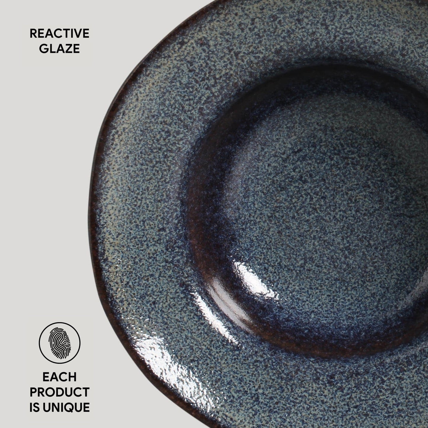 Dessert/Deep Rim Plate Set of 4