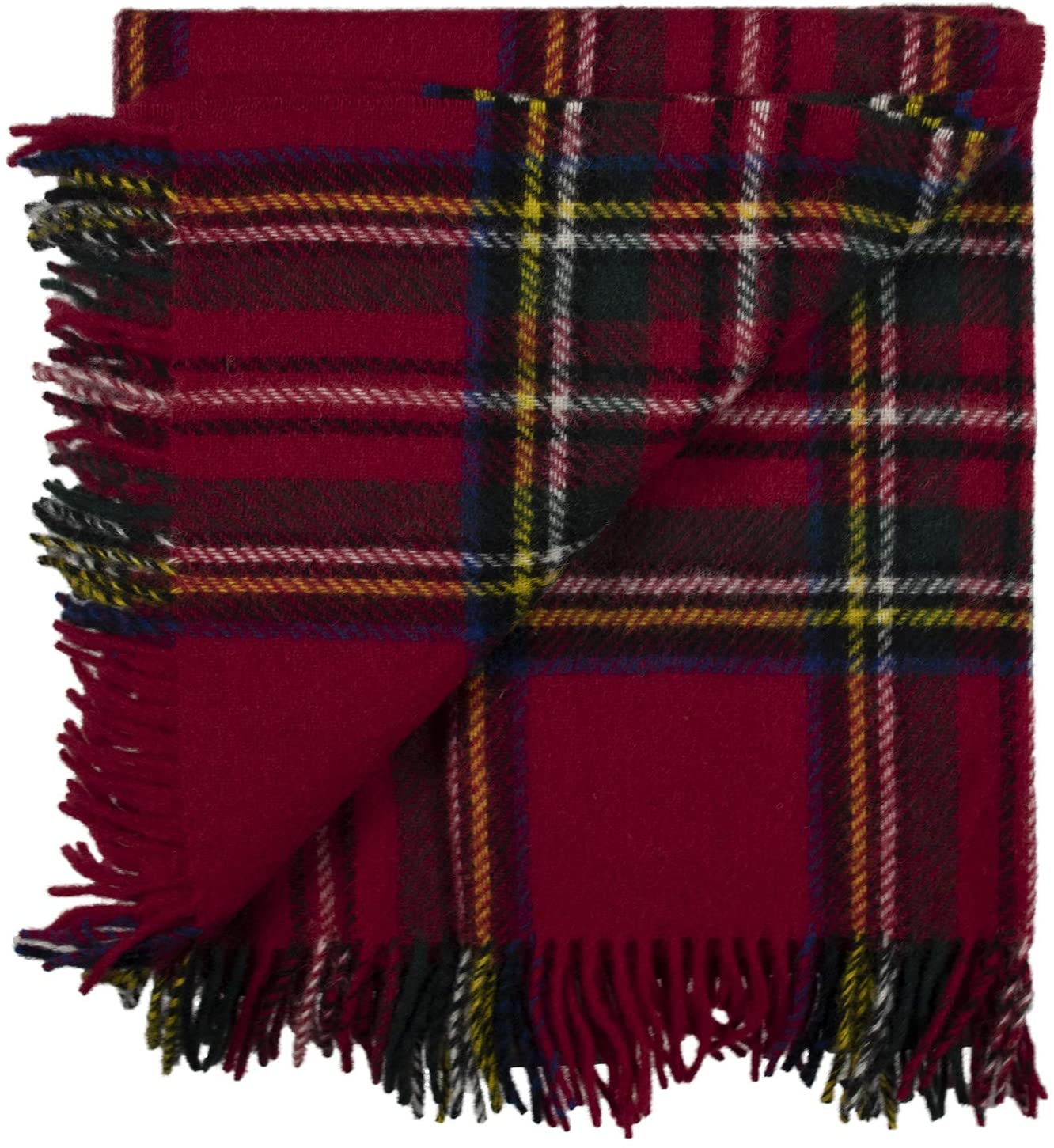 Highland Tweeds Pure New Wool Throw - Royal Stewart
