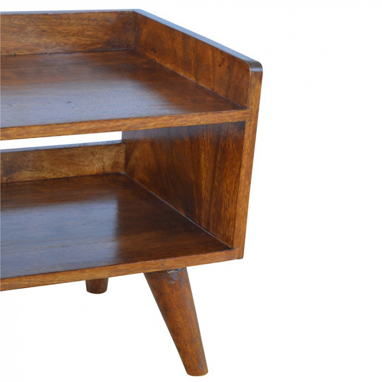 Solid Wood Nordic Storage Bench