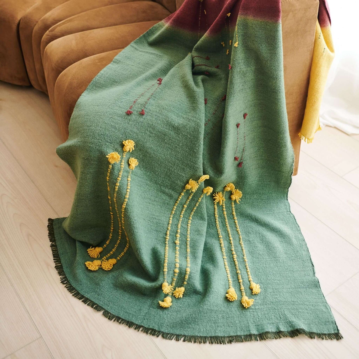 Textured Merino Throw