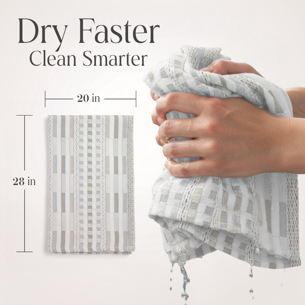 100% Organic Cotton Kitchen Towels