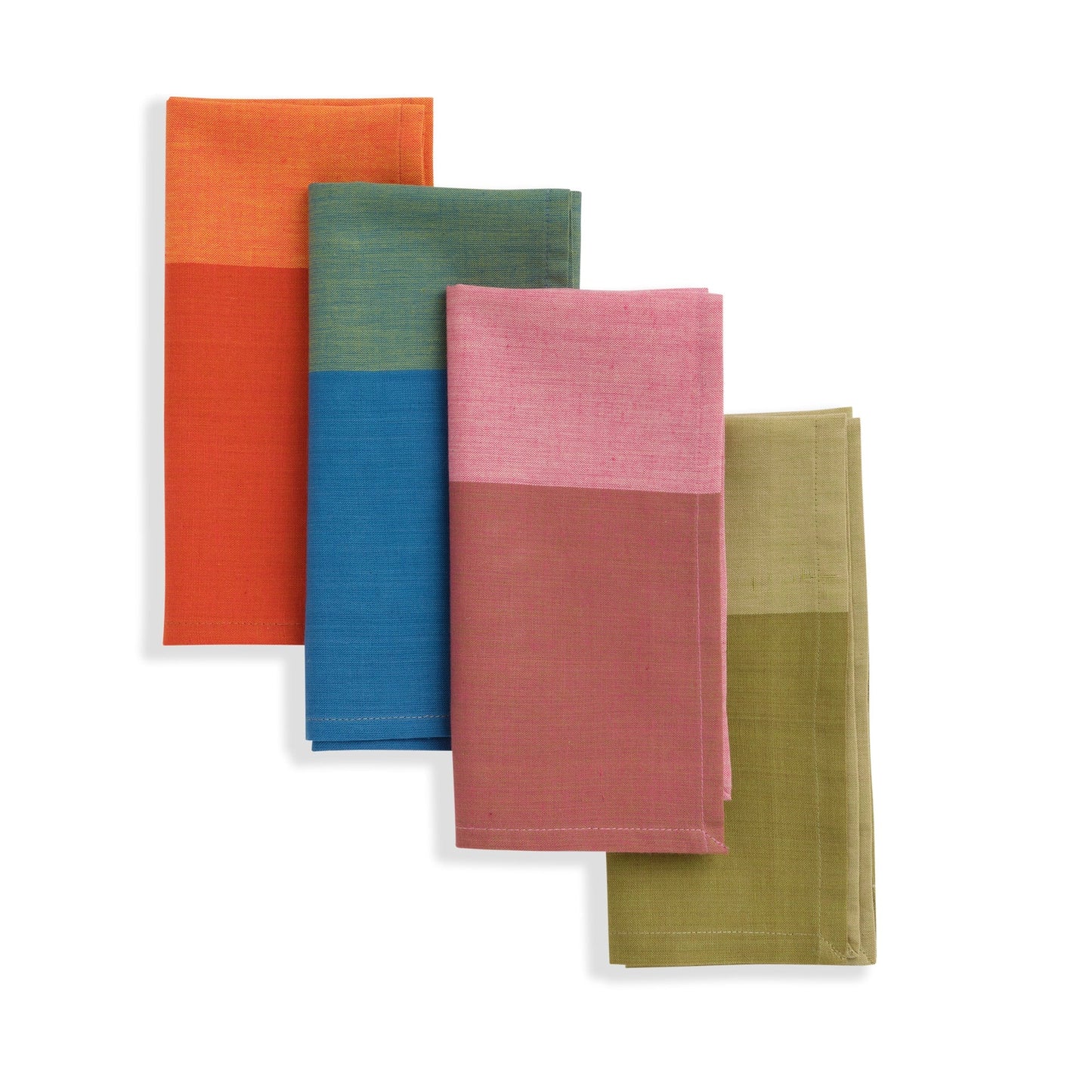 Handwoven Cotton Napkins, Set of 4 | 16" × 16" | Fair Trade | Harmonic