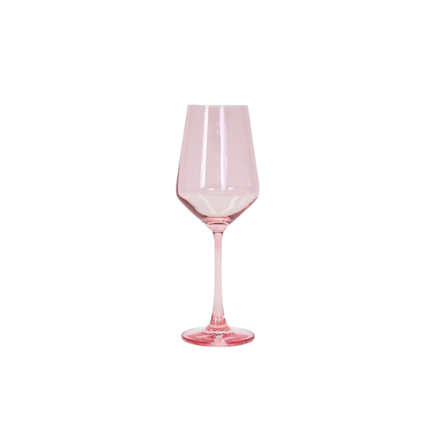 Tickle Me Pink - Colored Wine Glass