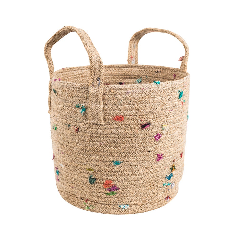 Bright Bits Jute Basket