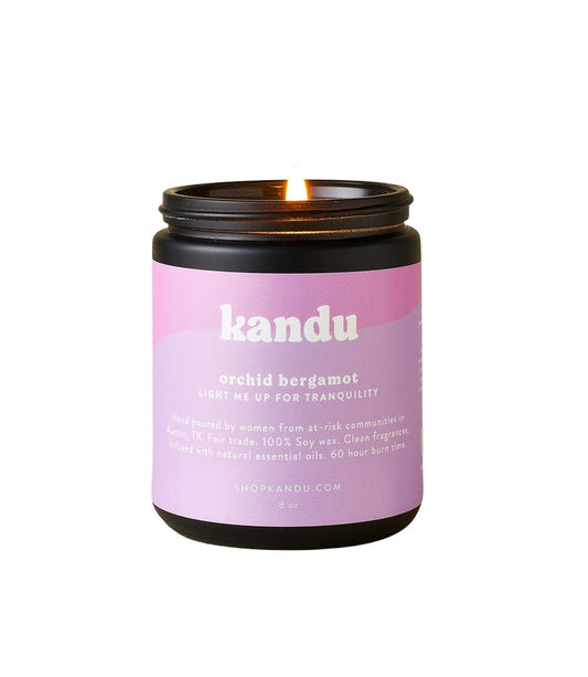 Orchid Bergamot 8oz Candle