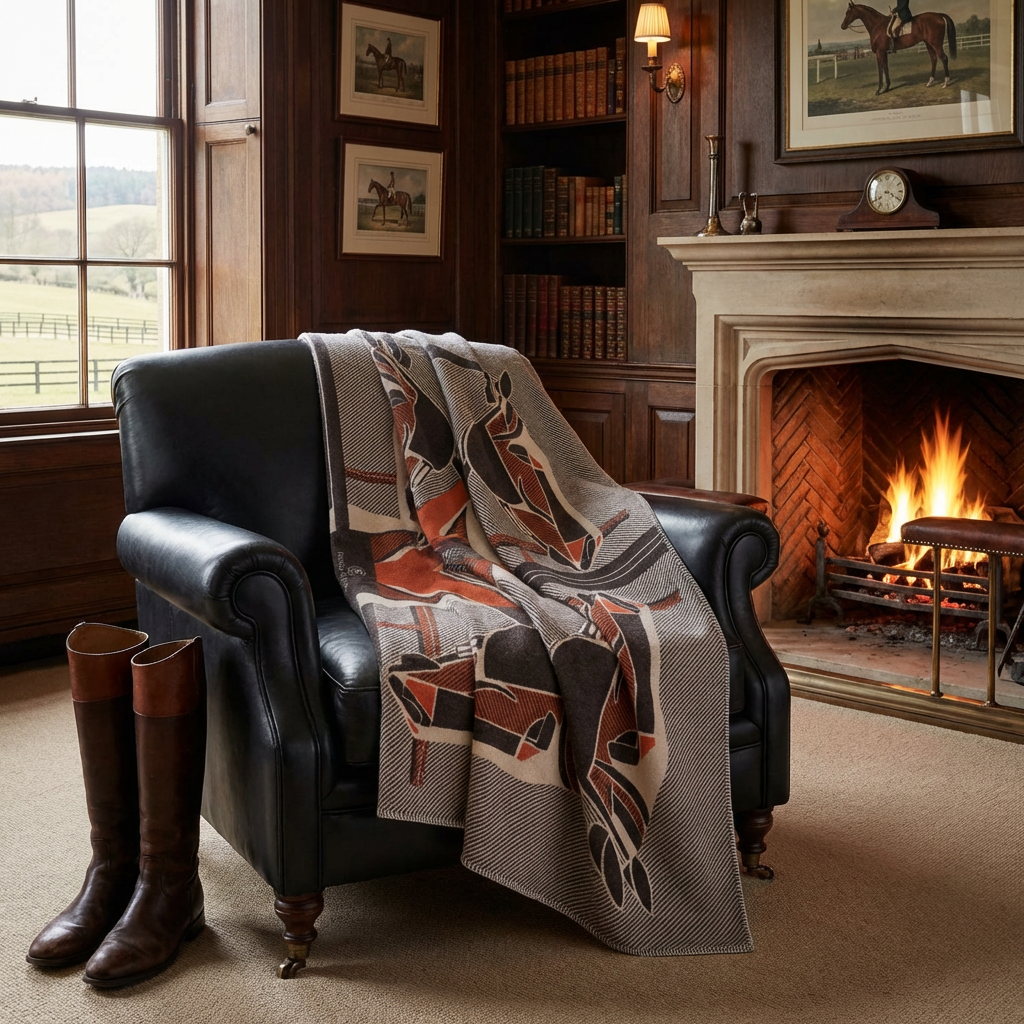 The Thoroughbred Throw – Extra-Fine Italian Merino Wool
