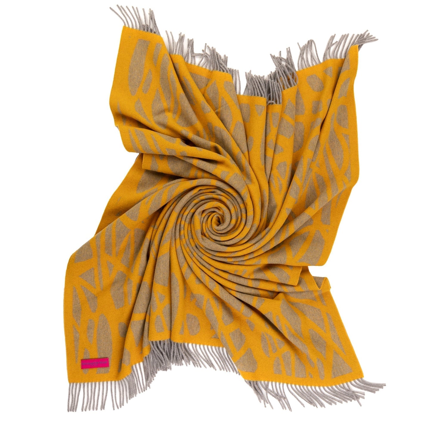 Southampton Home Monarch Merino Fleece Throw - Gold