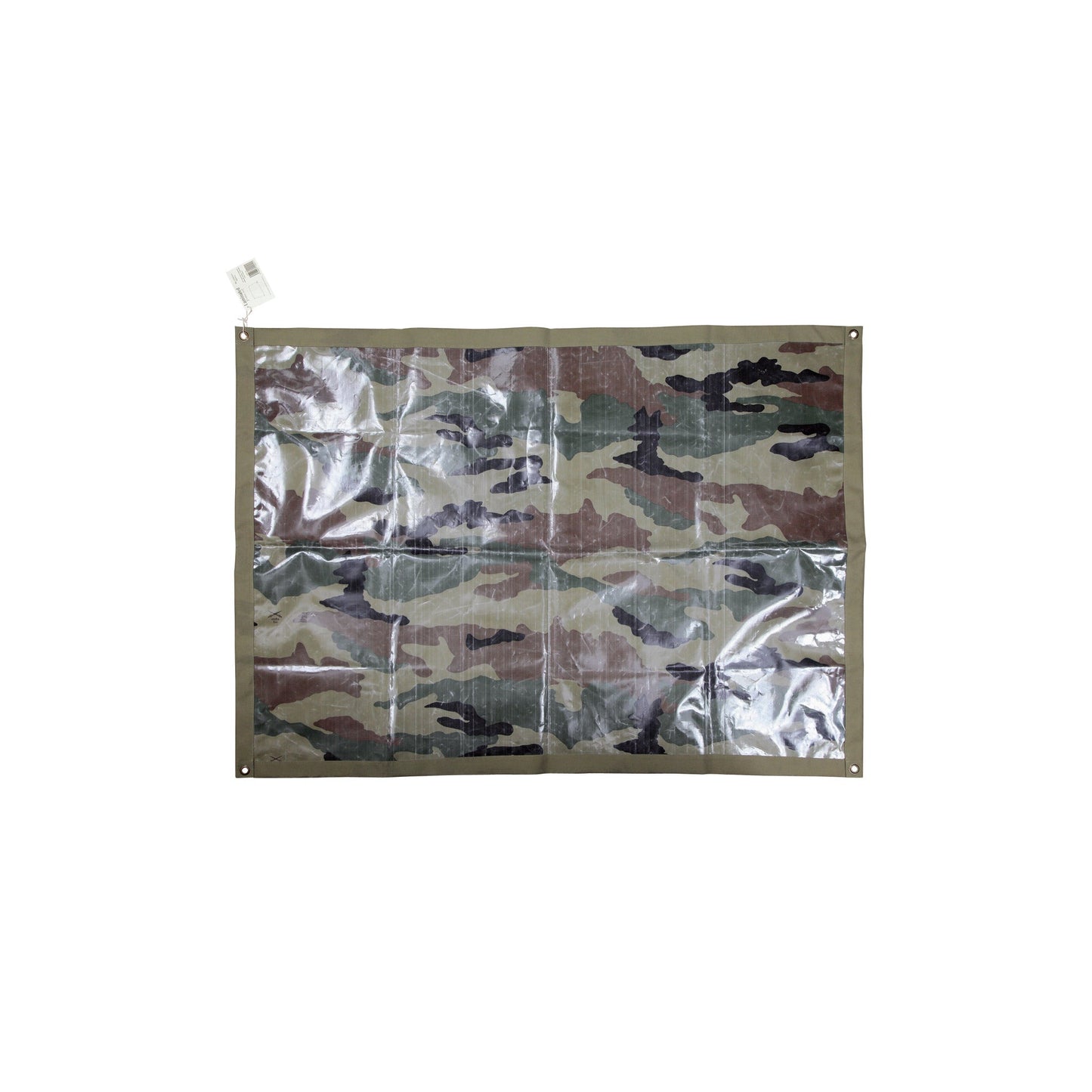 Laminated Fabric Mat - Small Olive