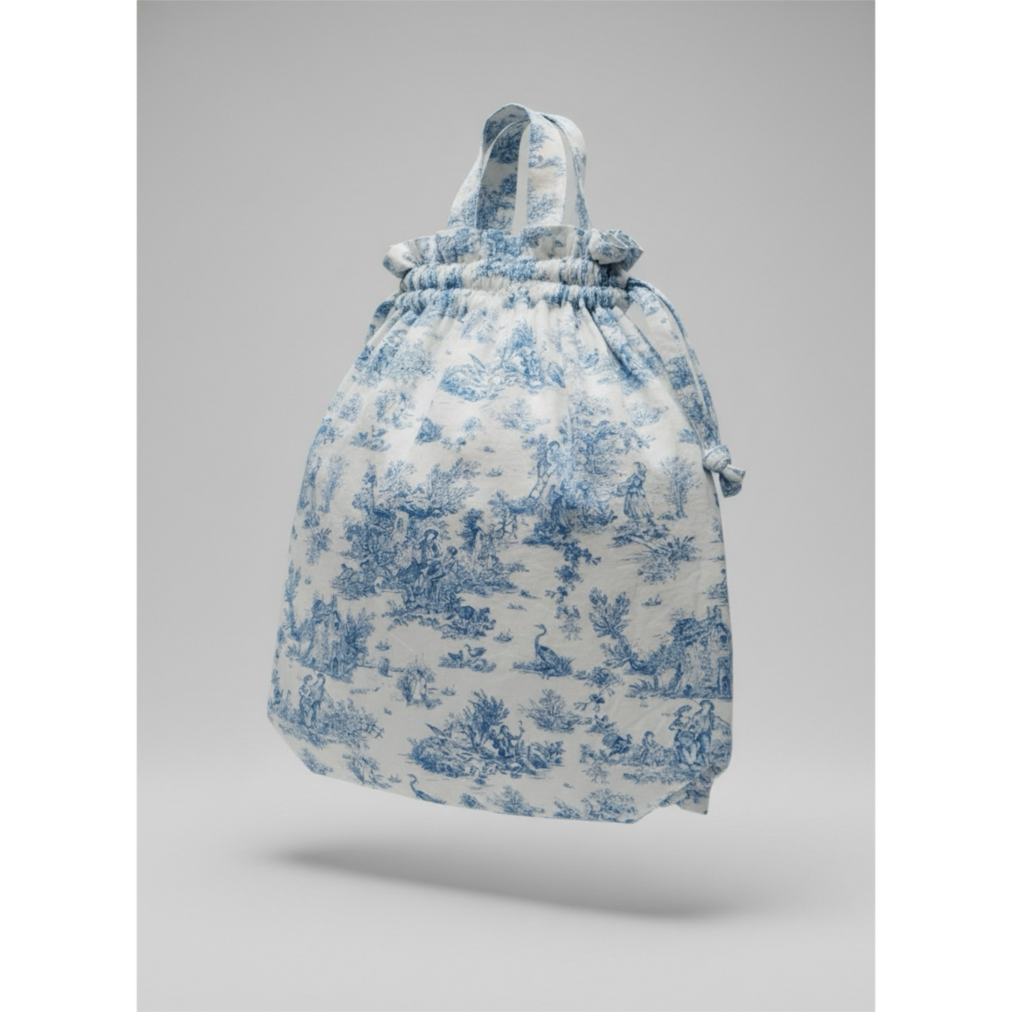 Petite Carryall- Blue Toile