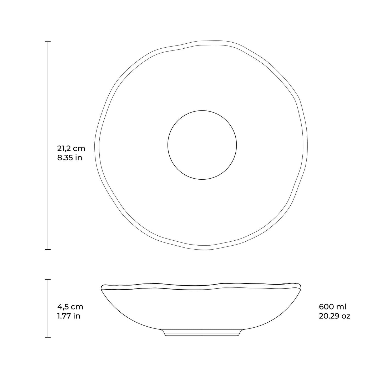 Salad Bowl Set of 6
