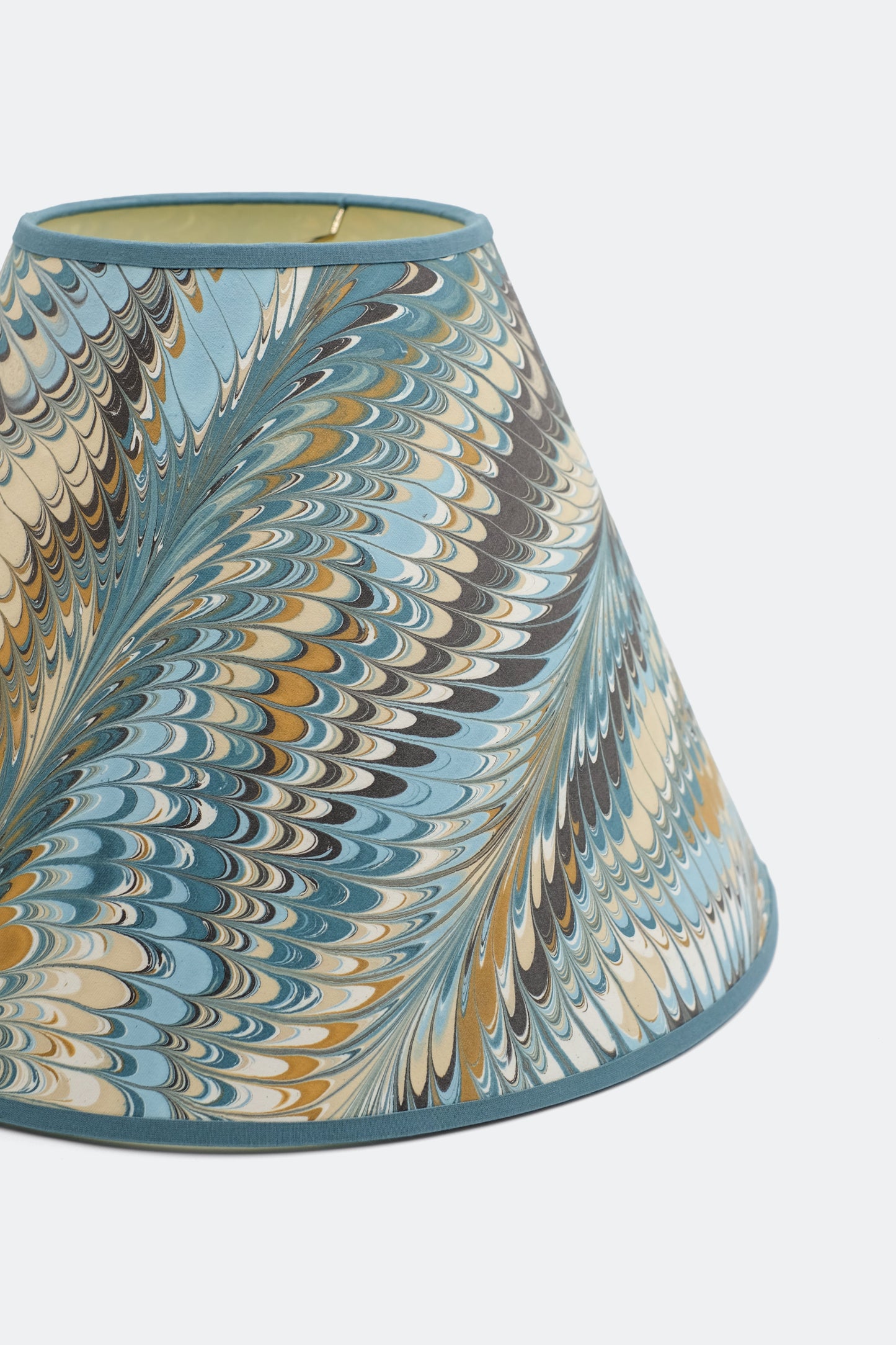 16" Empire Lampshade —  Hand-Marbled