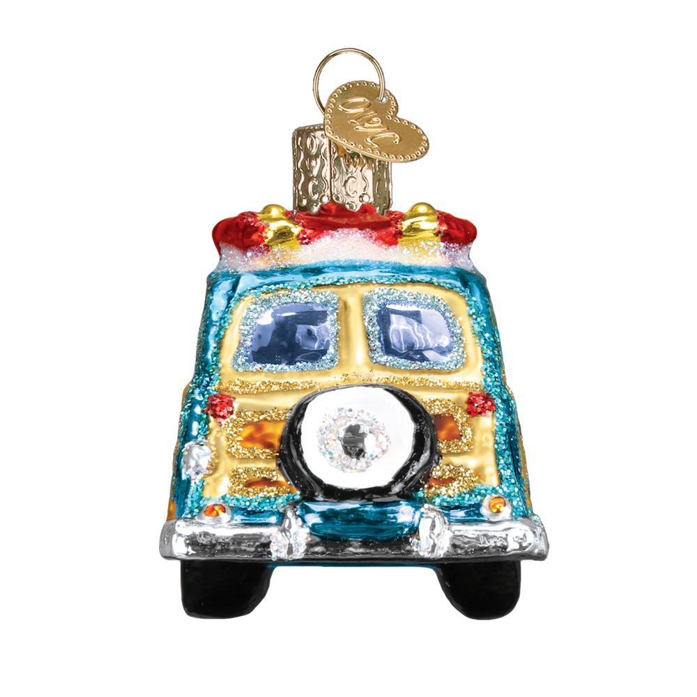 Vintage Beach Wagon Ornament (Gift Boxed)