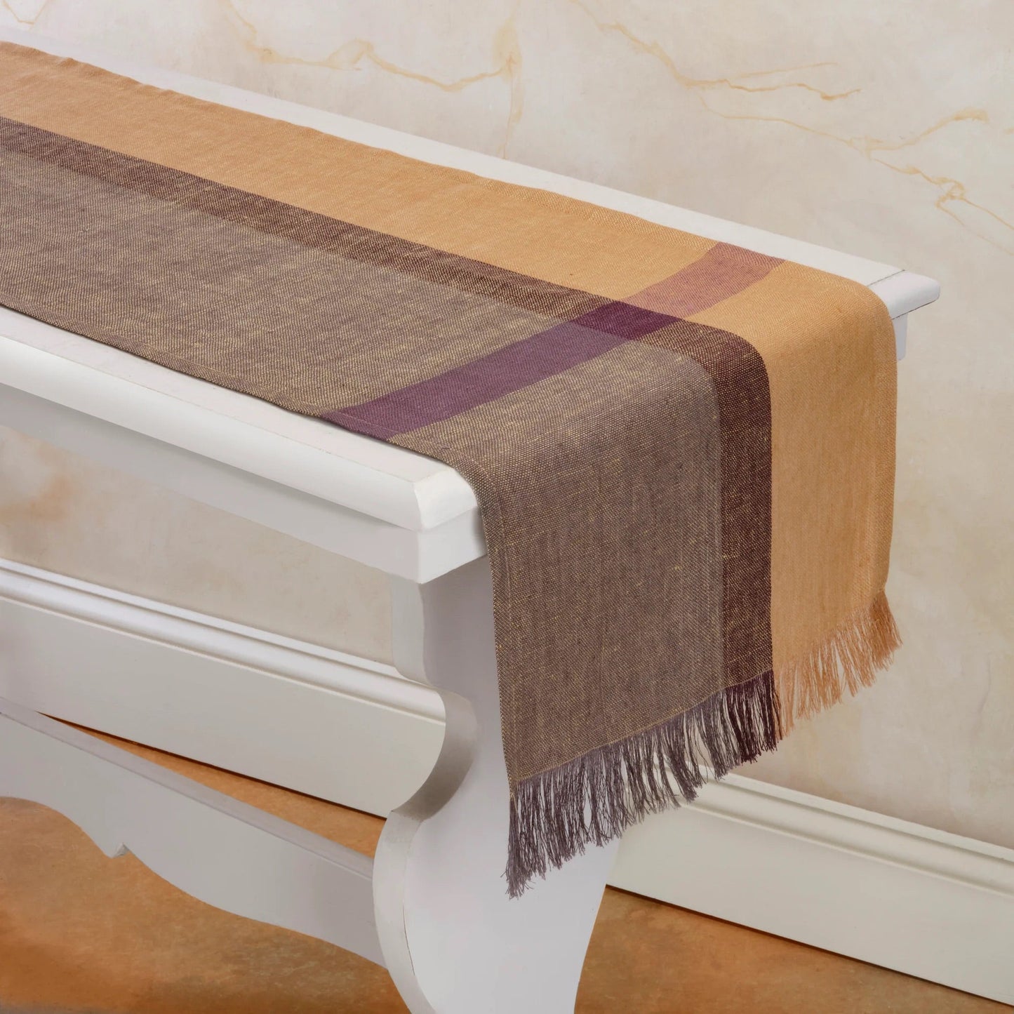 Hinterland Handwoven Linen Table Runner