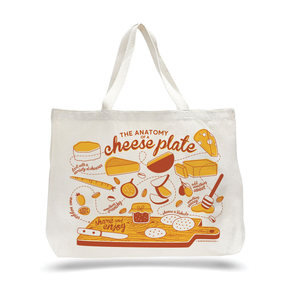 Cheese Plate Tote Bag