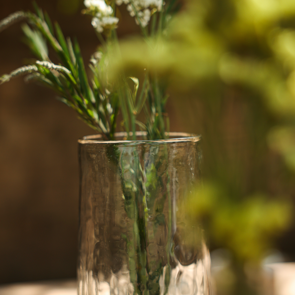 Pebbled Tall Vase
