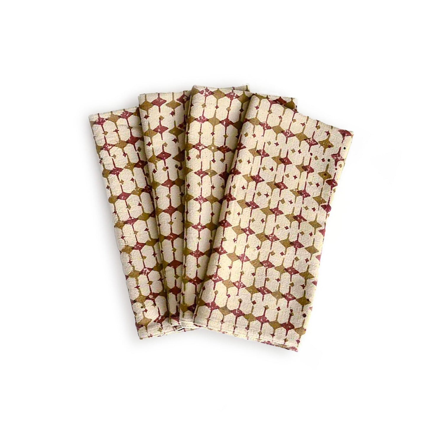 Sustainable Dinner Napkins (Set of 4) - Golden Hour