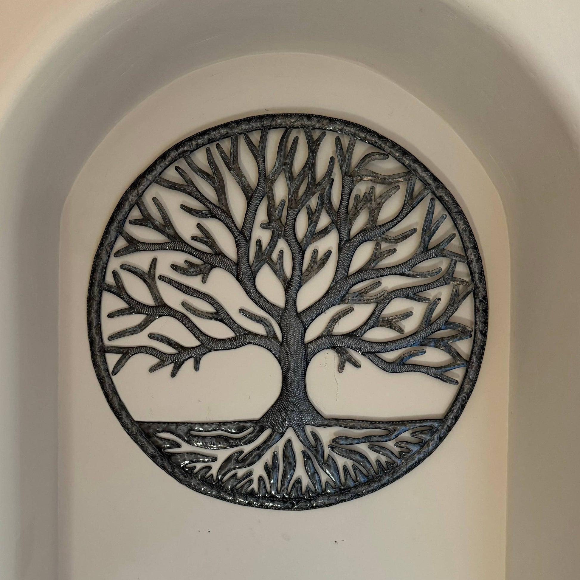 Repurposed Metal Tree of Life,  Wall Decor, Fair Trade