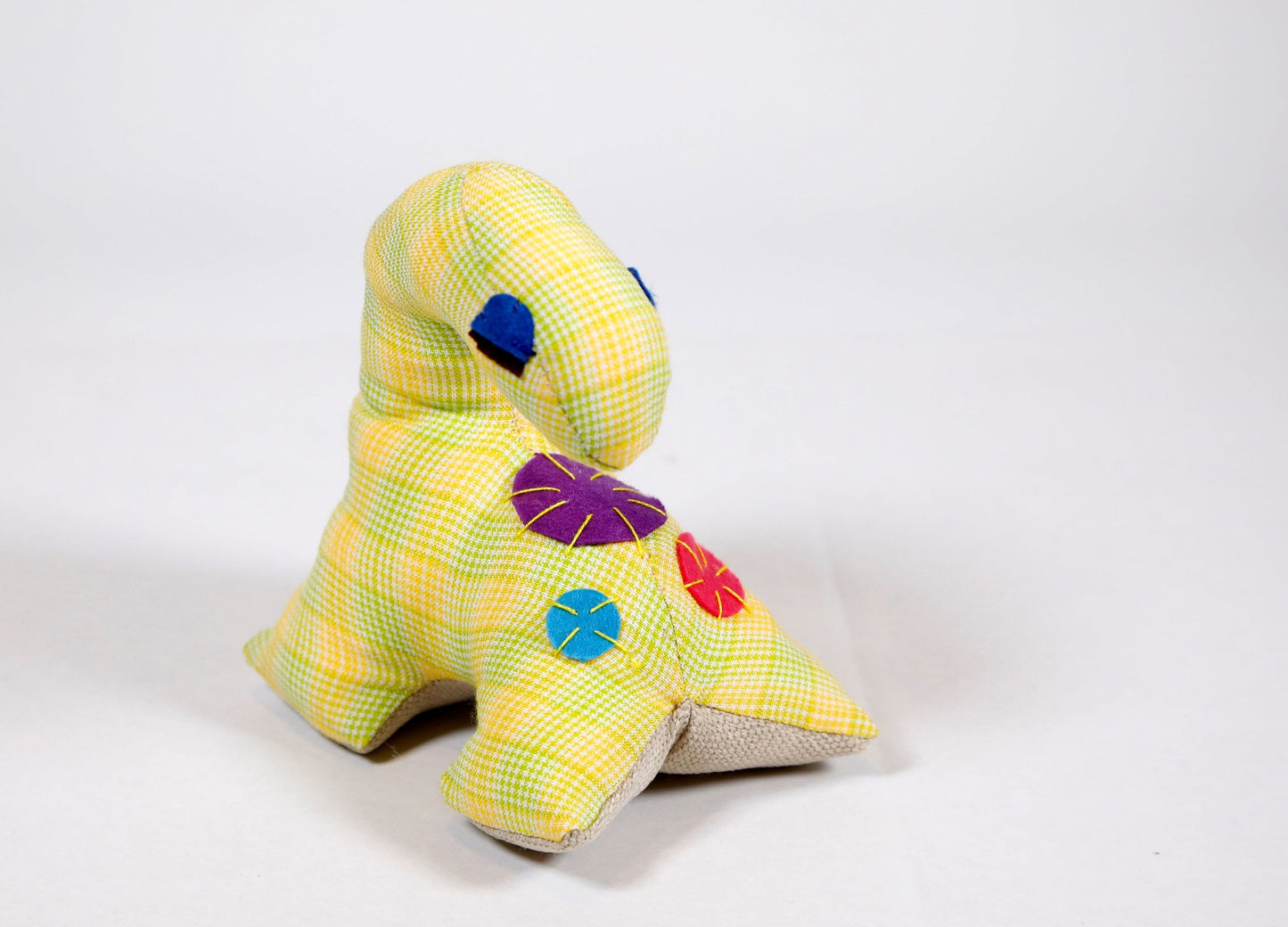 Pre-Order Small Dinosaur (Yellow Plaid)
