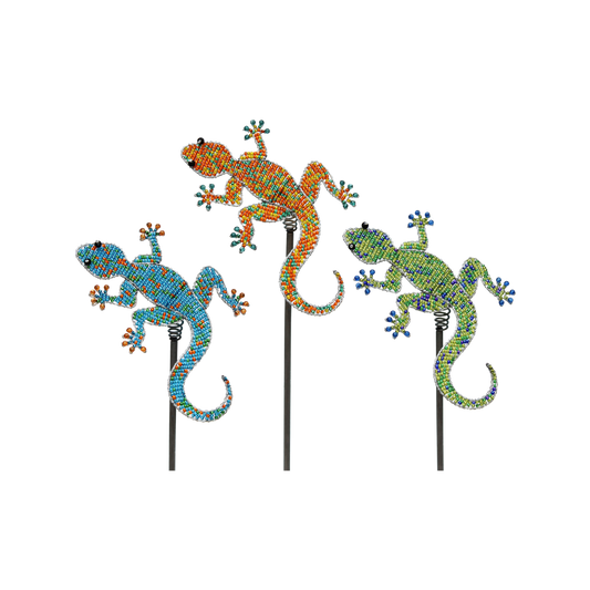 Gecko Garden Stake (Set of 3)