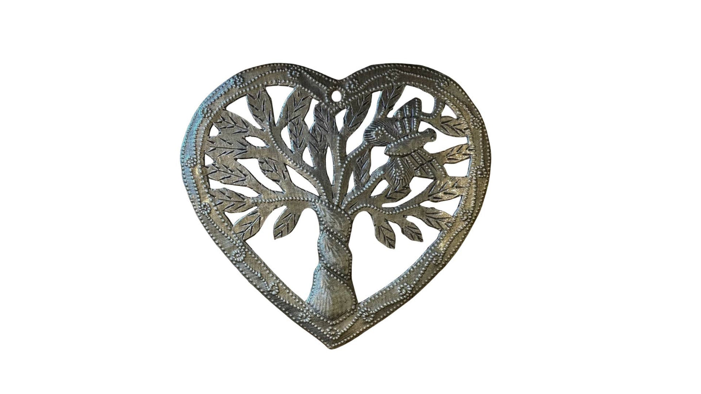 Tiny Tree Ornament with Butterfly – Handmade in Haiti |