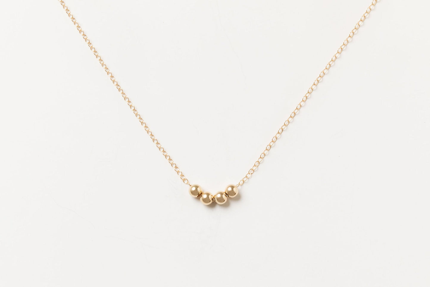 Sphere Necklace | Gold Fill
