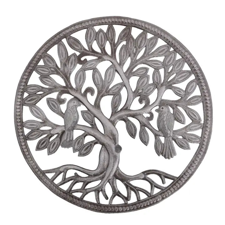 Metal Tree of Life, Garden Art, Handmade, Fair Trade 12"x12"