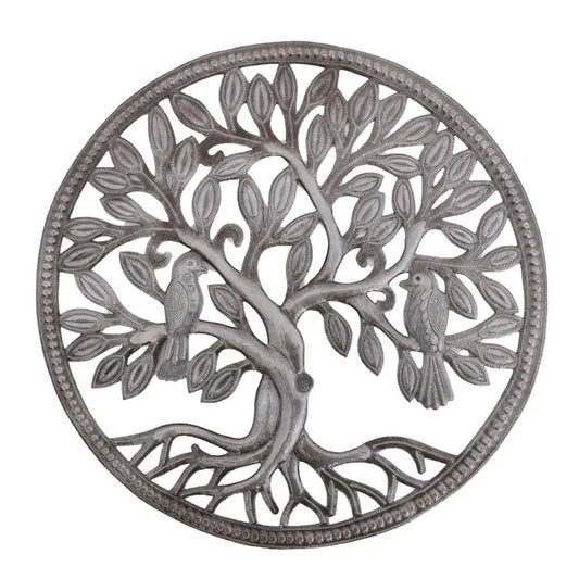 Metal Tree of Life, Garden Art, Handmade, Fair Trade 12"x12"