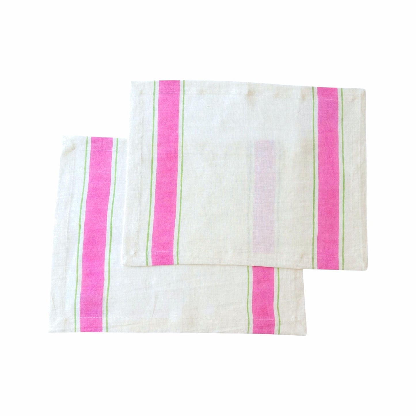 Leher Linen Placemats - Pink (Set of 2)