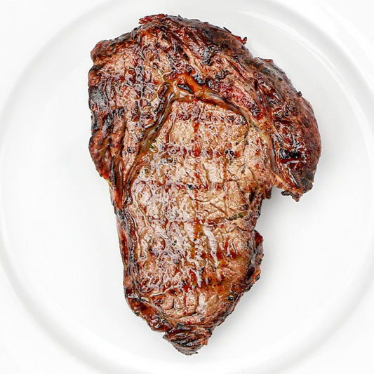 The Patio Daddy-O USDA Prime Grass Fed Boneless Ribeye Steak Box Black Garlic and Truffle