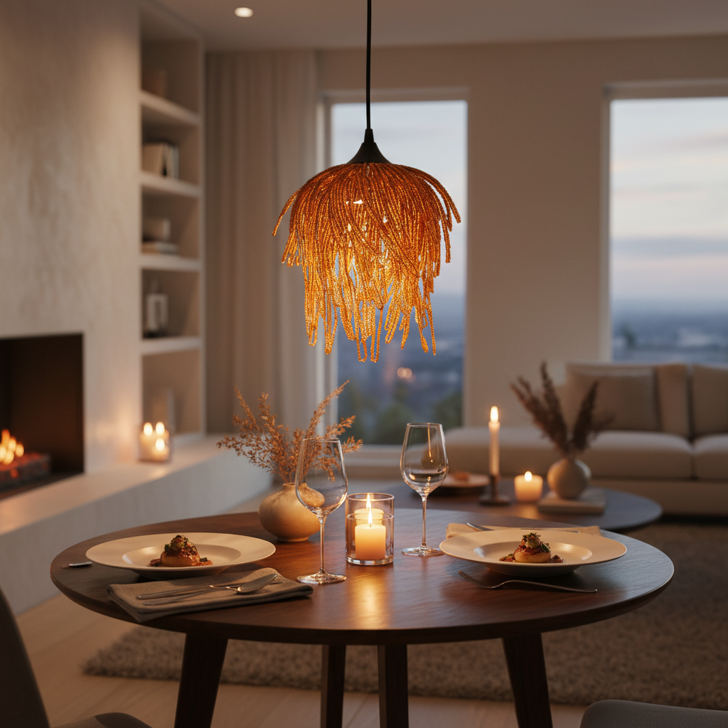 Avian Oranger, Pendant Light