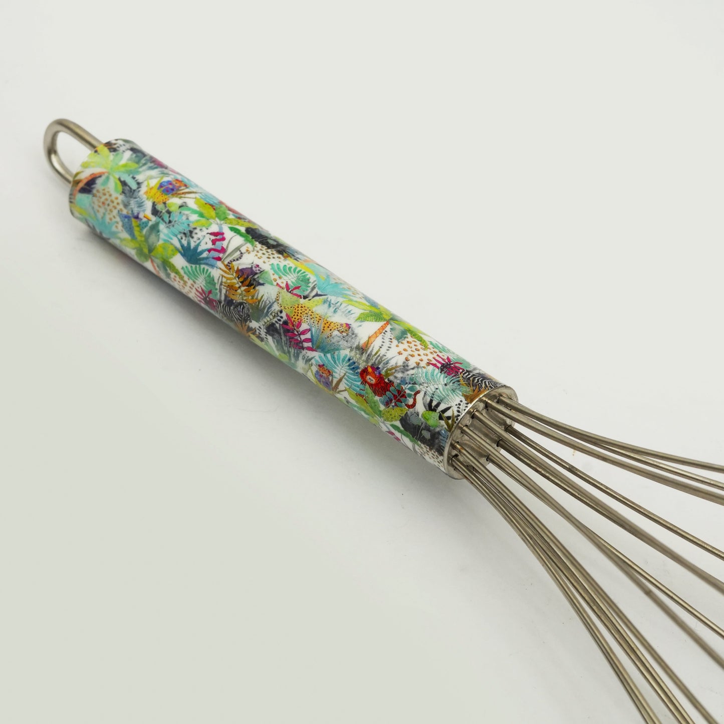 Rainforest Bloom Bowl & Whisk Stainless Steel Mixing Set