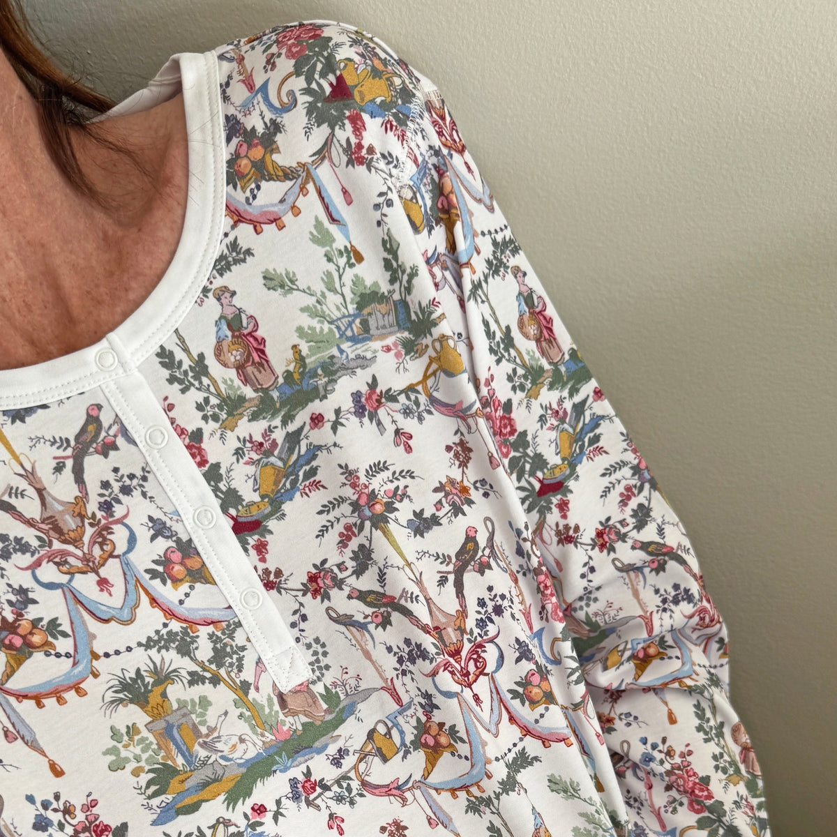 Toile Pima cotton pajamas