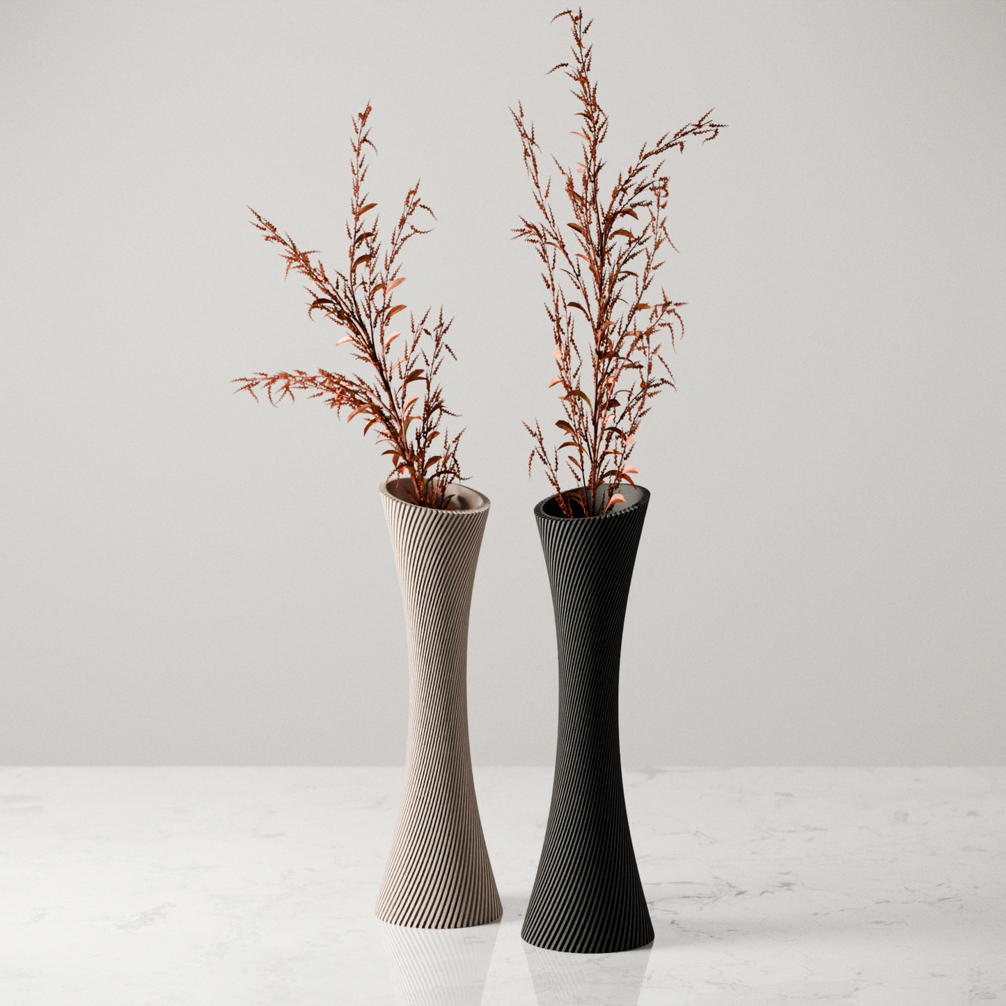Spiral Rose Vase