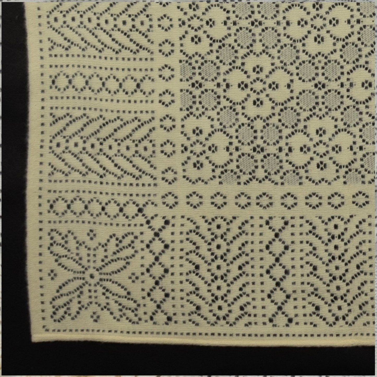 Southampton Home Lace Weave Baby Shawl - Yellow