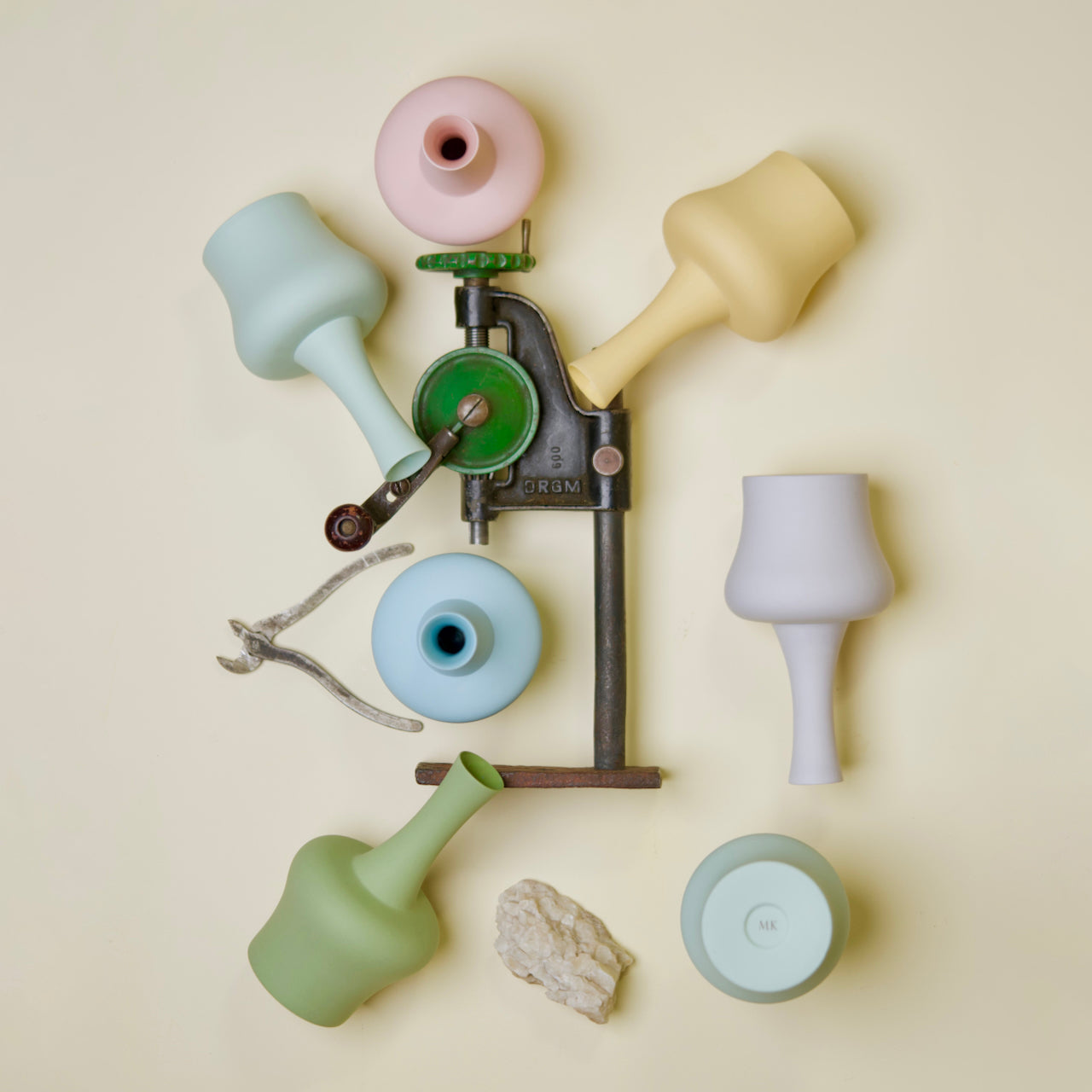 Matte Porcelain Mini Archer Vase