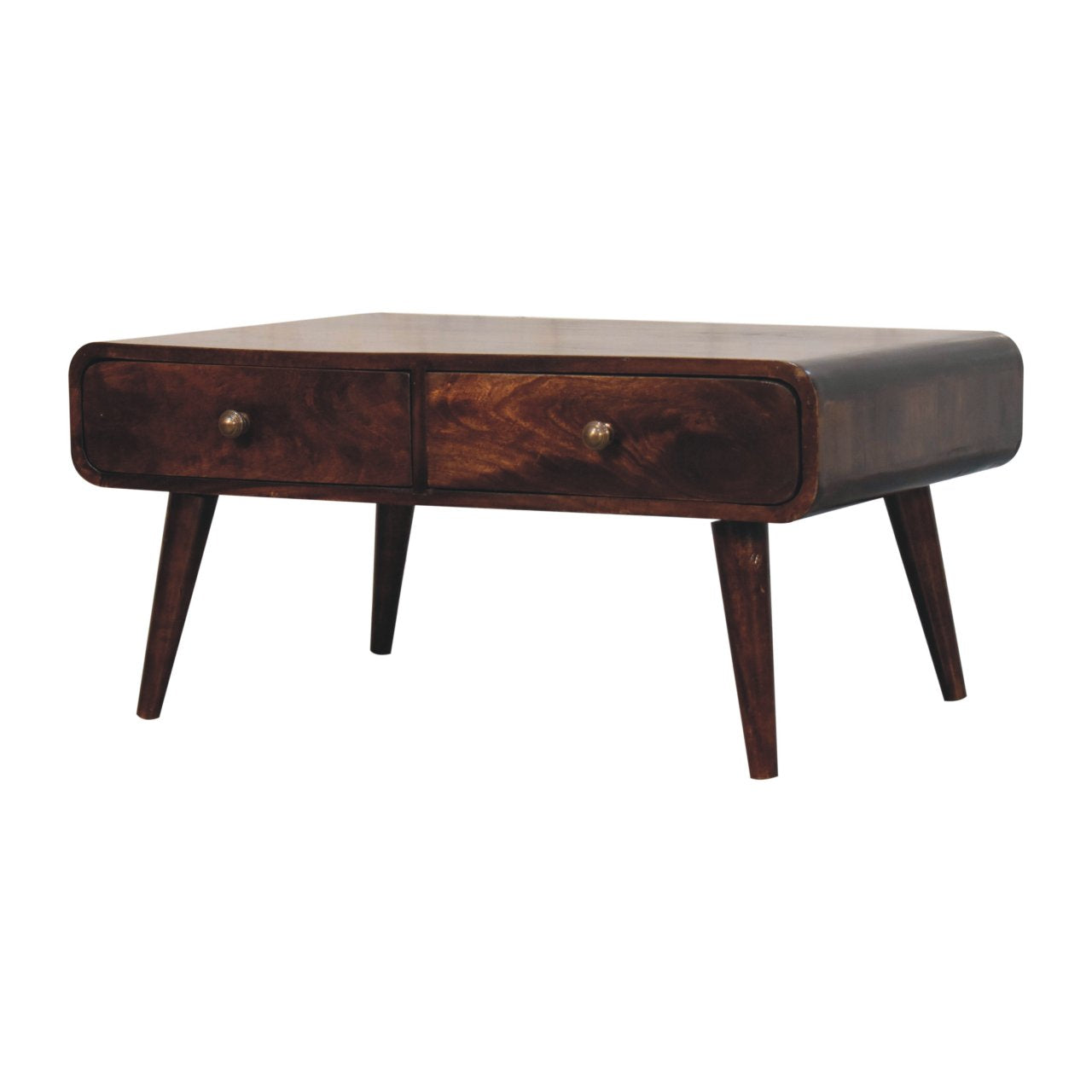 Solid Wood California Walnut Sonata Coffee Table