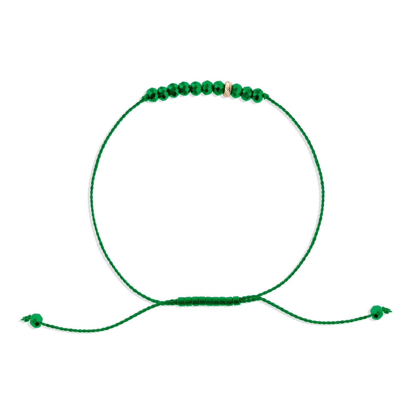 The Energy Project - Transformation Bracelet - Malachite & Solid 14K Gold Bead