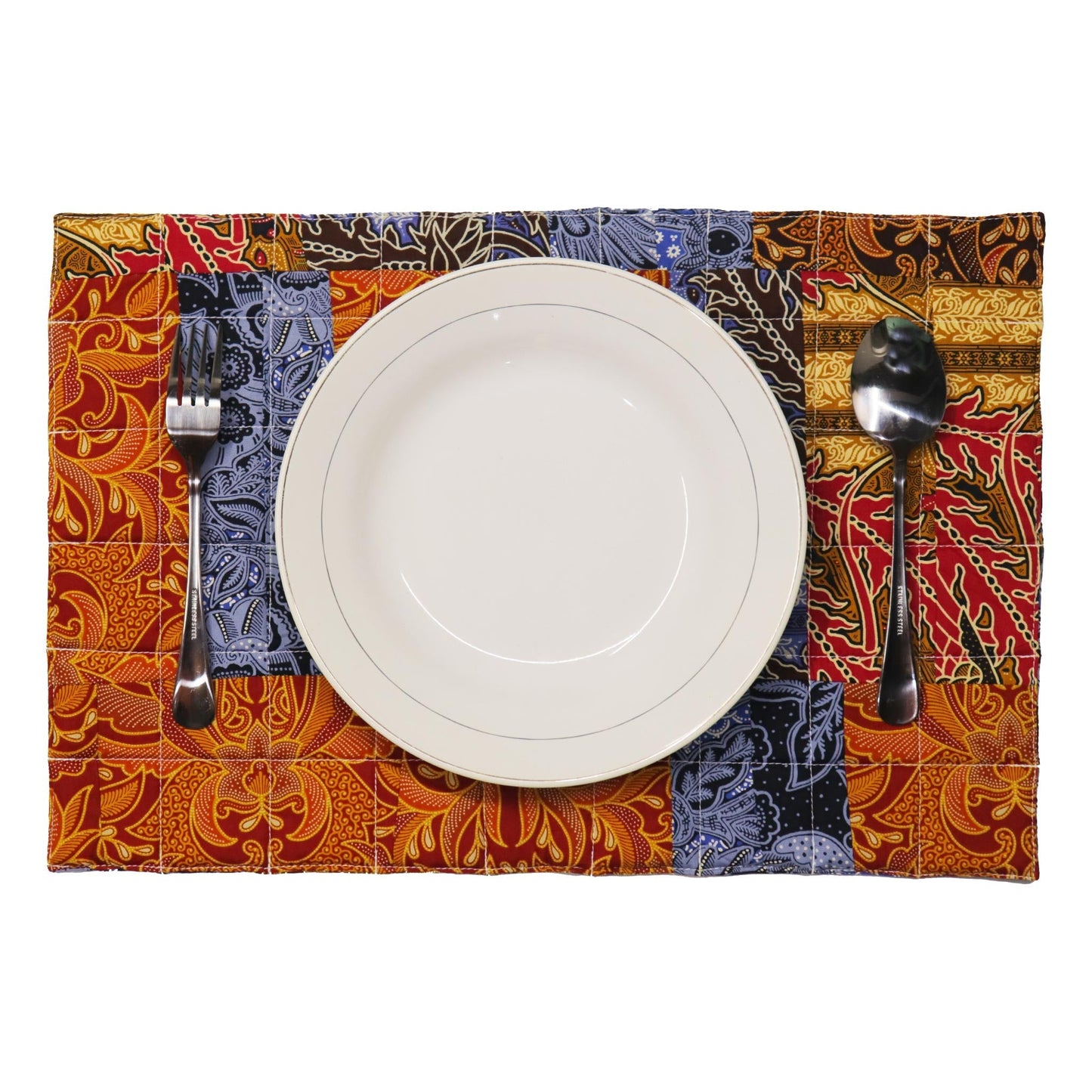 Quilted Placemat Set, Patchwork Edition (Set of 2)