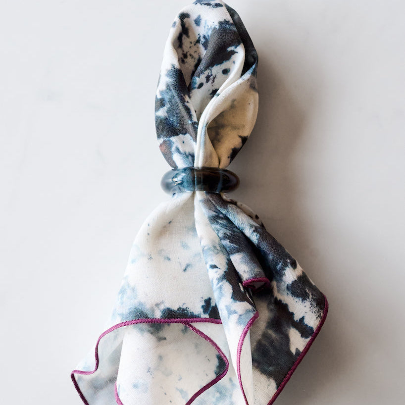 S/4 Slate Grey Napkin Rings